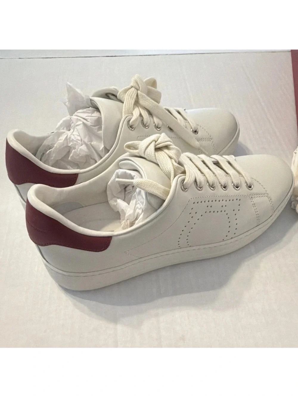 Salvatore Ferragamo Men’s Pierre Low Top Lace-Up Sneakers Size 7